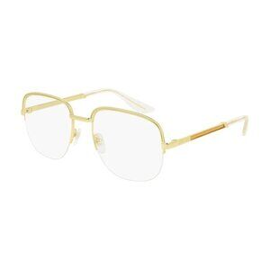 NEW GUCCI EYEGLASSES GOLD MEN EYEWEAR GUCCI